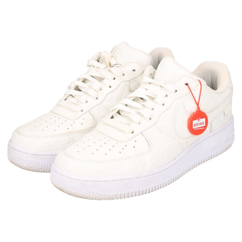 LOUIS VUITTON (ルイヴィトン) ×NIKE AIR FORCE 1 LOW×ナイキ エアーフォース1 ローカットスニーカー ホワイト  US7 1/2 LD0212 - メルカリ