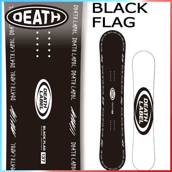 23-24 DEATH LABEL / デスレーベル BLACK FLAG ブラックフラッグ メンズ レディース スノーボード グラトリ キッカー 板 2024 型落ち