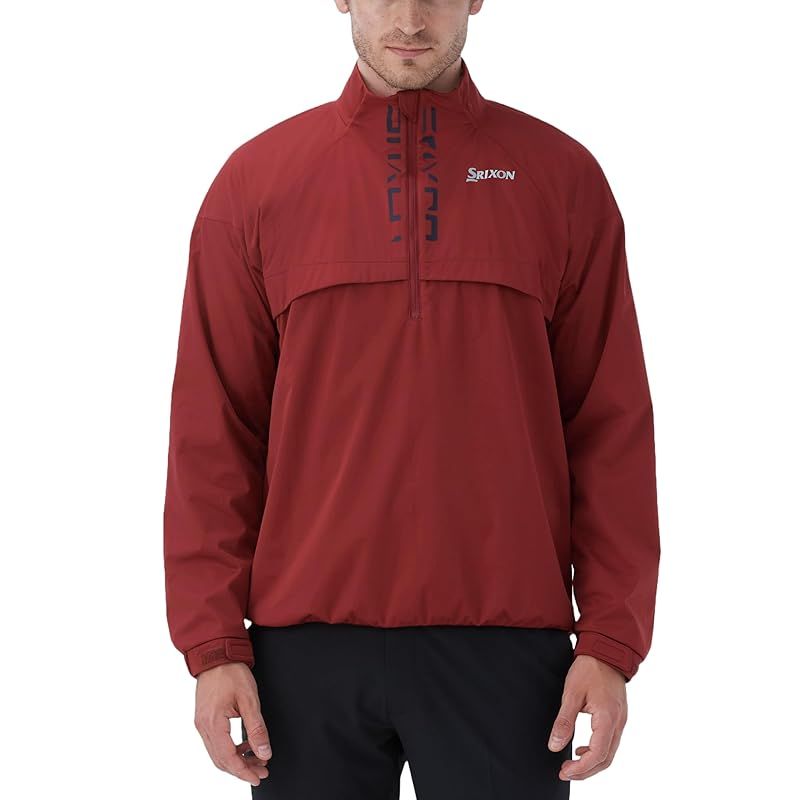 スリクソン ジャケット 松山プロ共同開発 SX JACKET はっ水 シームテープ ベンチレーション 防風 ストレッチ ゴルフ RG4FJK01M メンズ WR00 ワインレッド L 1