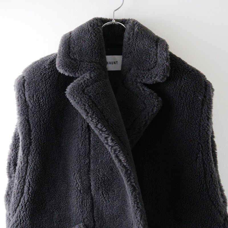 美品 定価36300円 2023AW ハウント HAUNT BOA BEST ボアベスト 36  