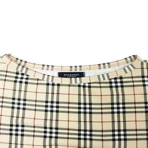 希少　BURBERRY LONDON　リバーシブル　ノバチェック　レディースM 360903642_1.jpg