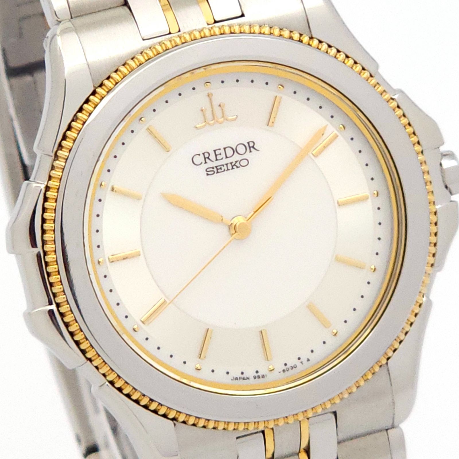 SEIKO セイコー クレドール パシフィーク 9581-6040 QZ 動作品 コンビ 