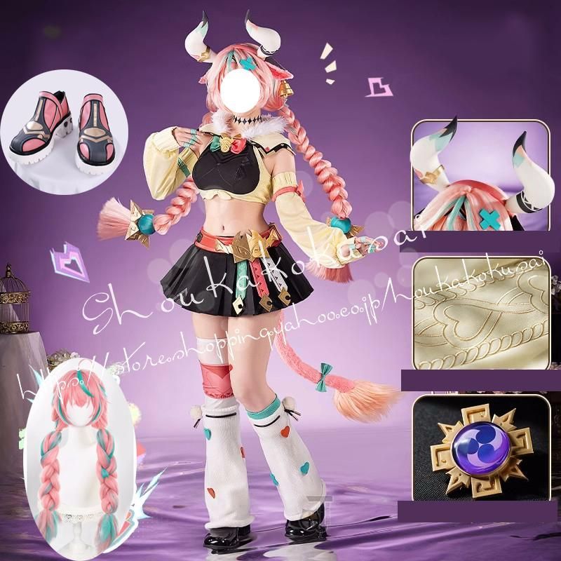 原神 げんしん genshin ヴァレサ Varesa コスプレ衣装 クリスマス ハロウ ィン 学園祭 撮影 イベント コス チューム 変装活動 仮装 祭り