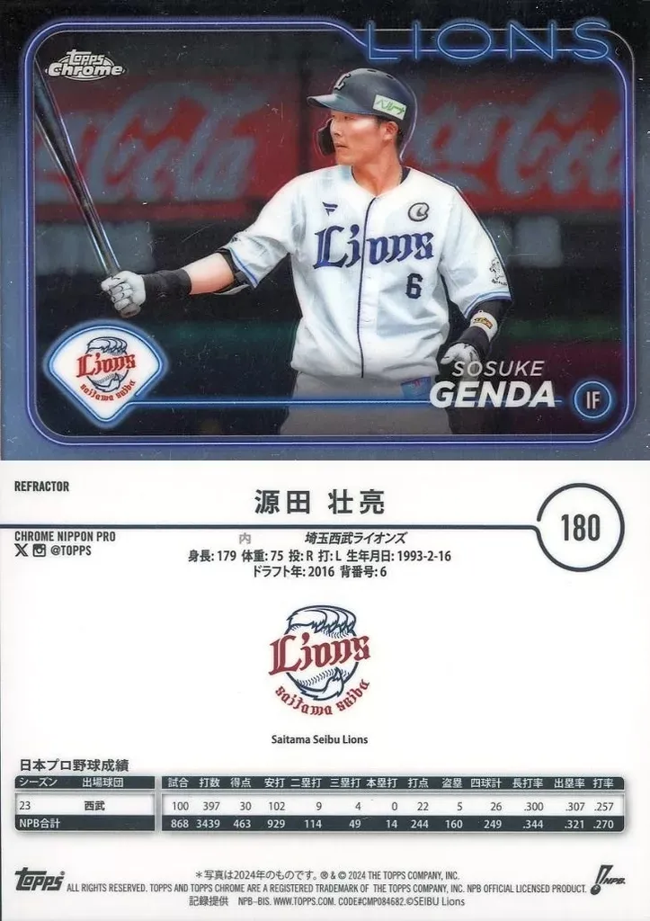 埼玉西武ライオンズ 源田壮亮 新人王 直筆サイン入りフォト ベースボールマガジン 2025年最新】源田壮亮 サインの人気アイテム - メルカリ