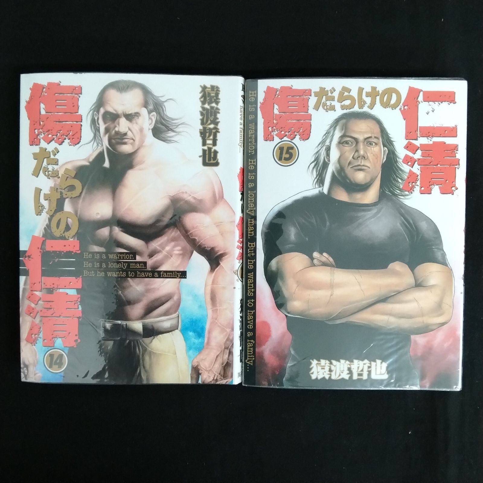 傷だらけの仁清 1、3~15巻 2巻欠品 猿渡哲也 ヤングジャンプ
