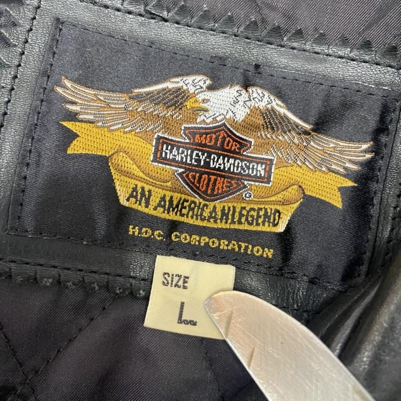 Harley Davidson ダブルライダースジャケット Lサイズ Harley-Davidson ダブルレザージャケット Lサイズ （楽天市場