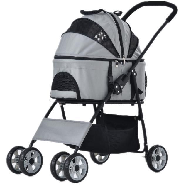 ペットカート 分離式 耐荷重15kg取り外し 折りたたみ 多頭中型犬小型犬猫軽量組立簡単工具不要介護用ドッグカート犬猫 動物 ペット用品