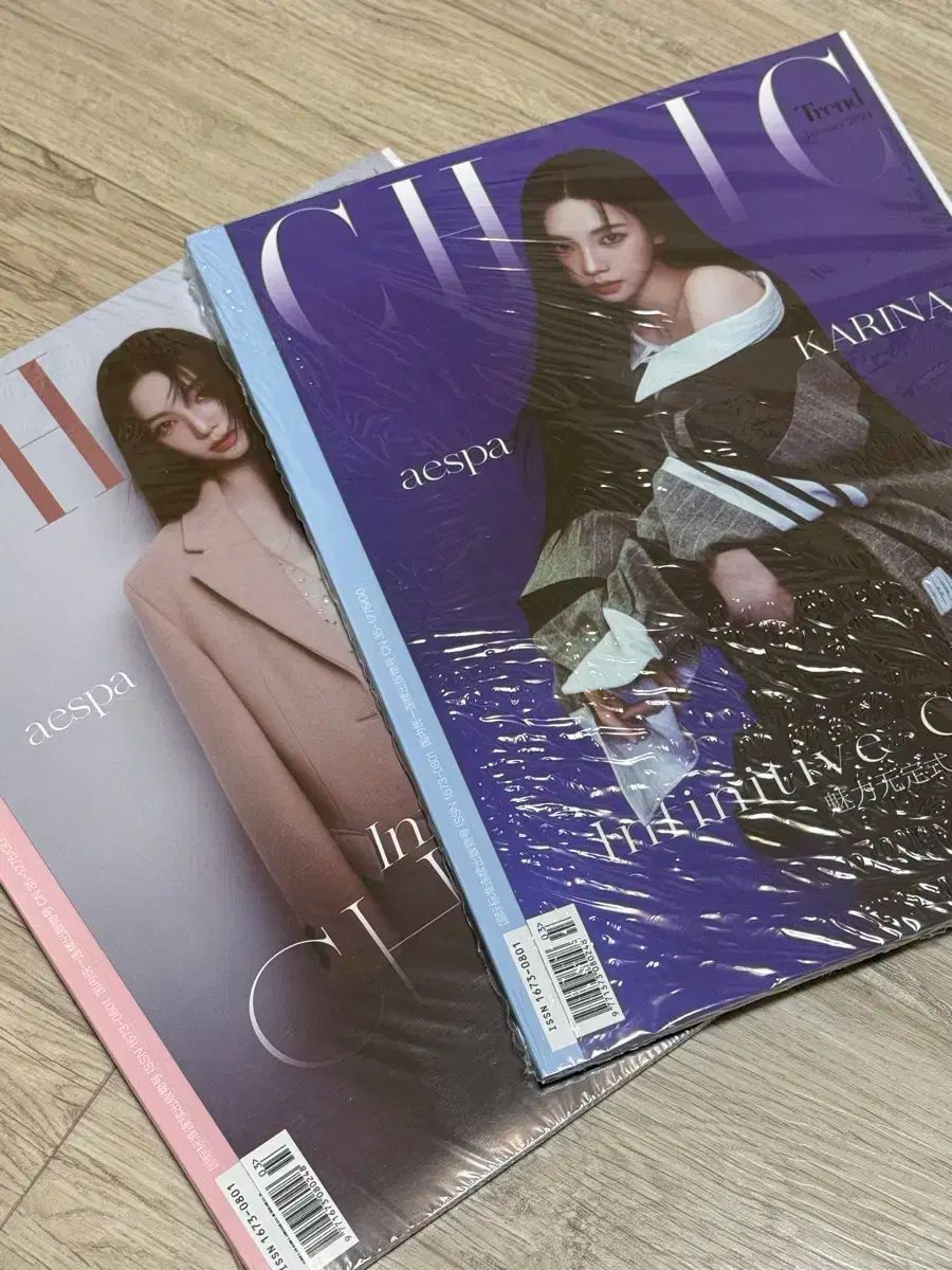【雷市場（ポンジャン）商品韓国直送】 aespa(エスパ) カリナ(KARINA) CHIC 雑誌