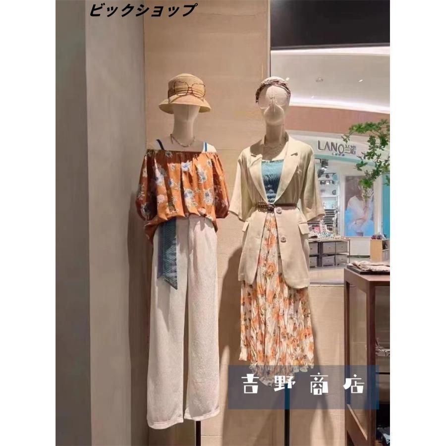 和装トルソー　(台付き．組み立て可) 和装トルソー 簡単組立 木製台付き 安定性 和装 トルソー