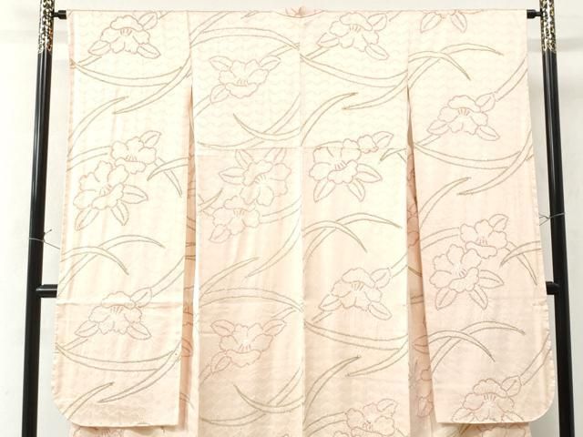 平和屋着物○豪華振袖・長襦袢セット 絞り 椿 正絹 逸品 CAAW8761yc