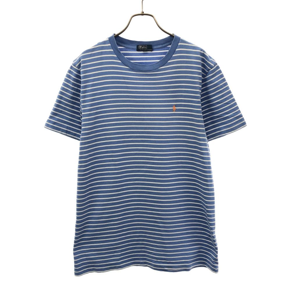 ポロバイラルフローレン ボーダー 半袖 Tシャツ 170 ライトブルー×ホワイト Polo by Ralph Lauren キッズ