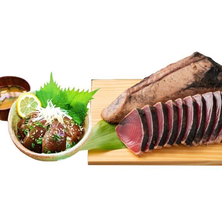 【タレ付き】藁焼き鰹たたき 刺身用2節入り