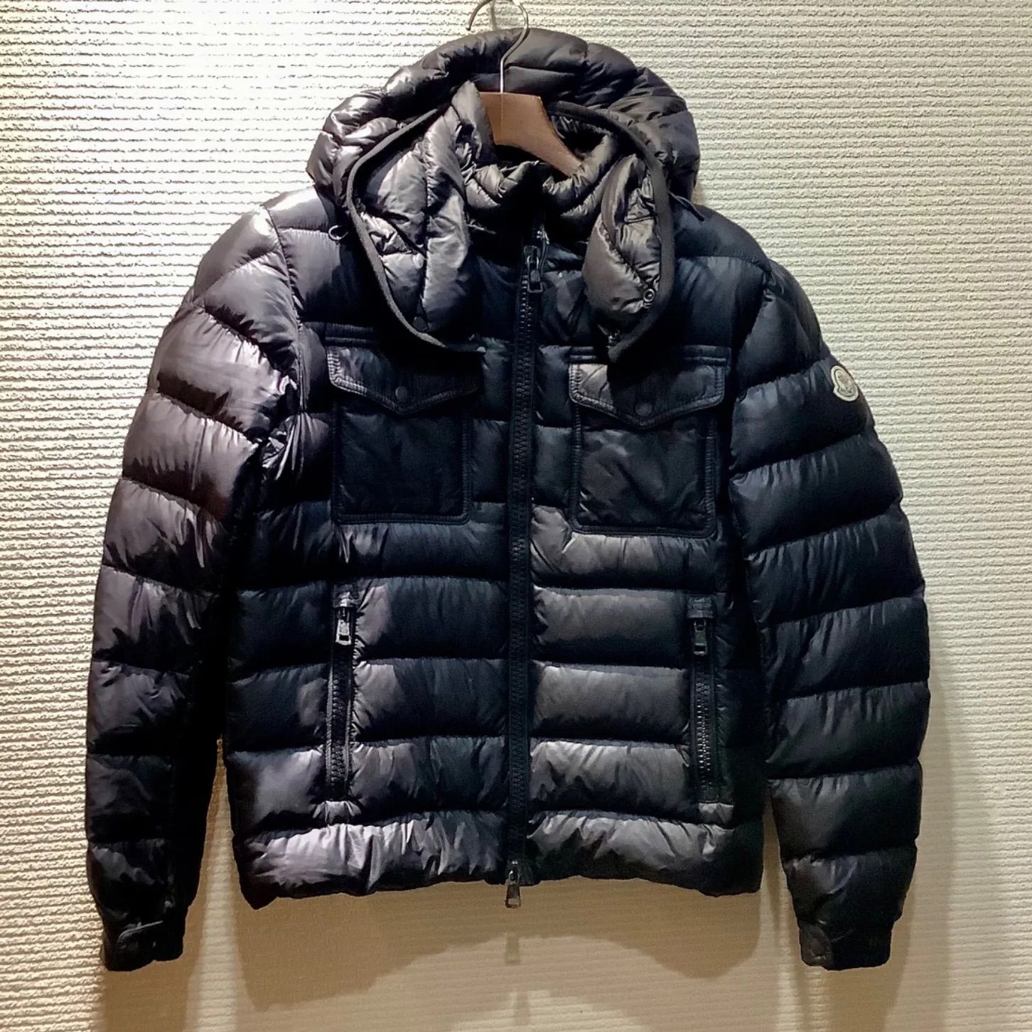 モンクレール MONCLER EDWARD エドワード ダウンジャケット ダウンコート 黒 ブラック 1 メンズ F517|42|T58