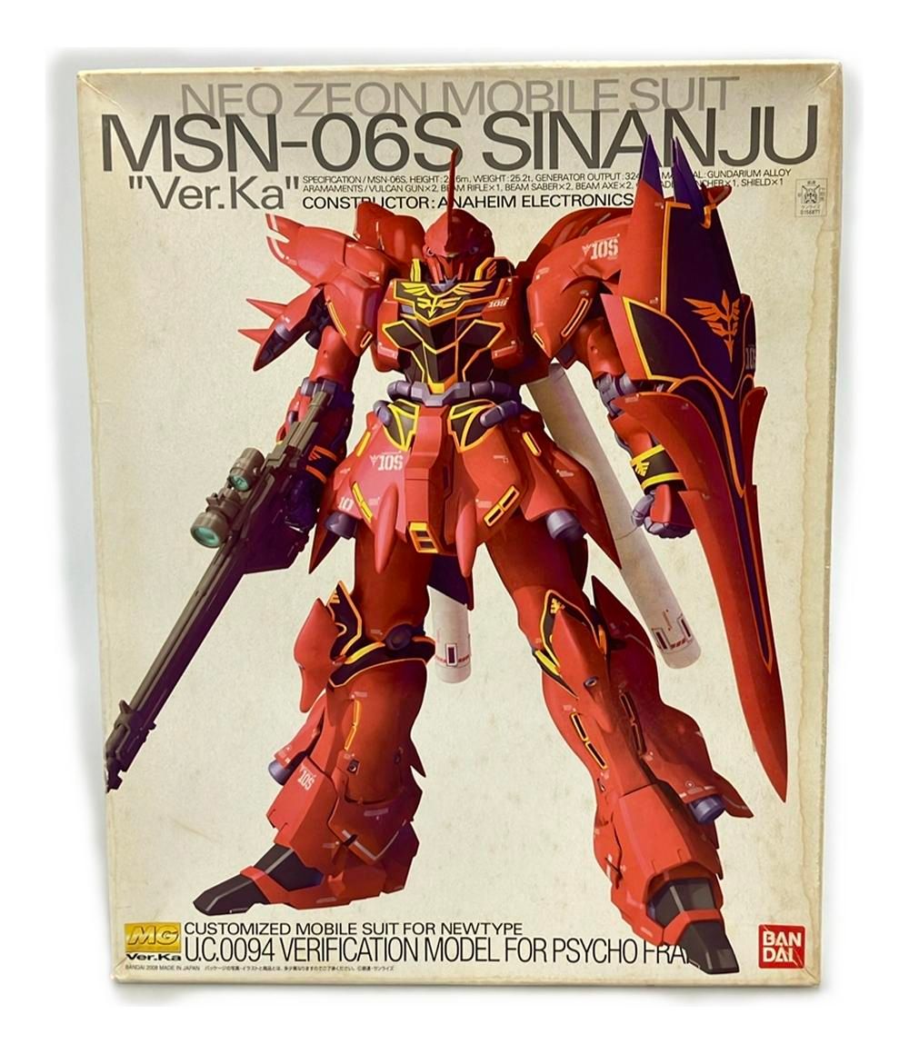 機動戦士ガンダムUC プラモデル MG MSN-06S シナンジュ Ver.Ka 1|100 バンダイ