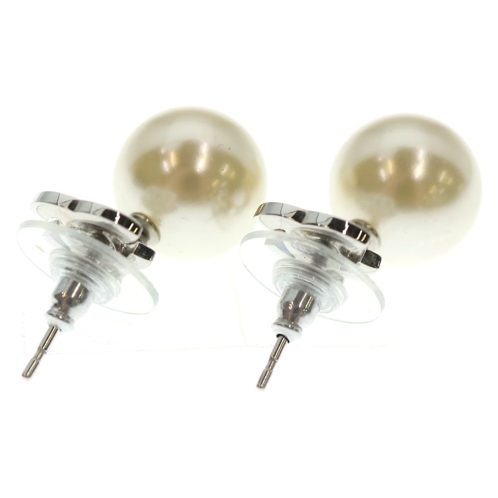 CHANEL シャネル B19V ココマーク パールイヤリング イヤー シルバー金具 A36138