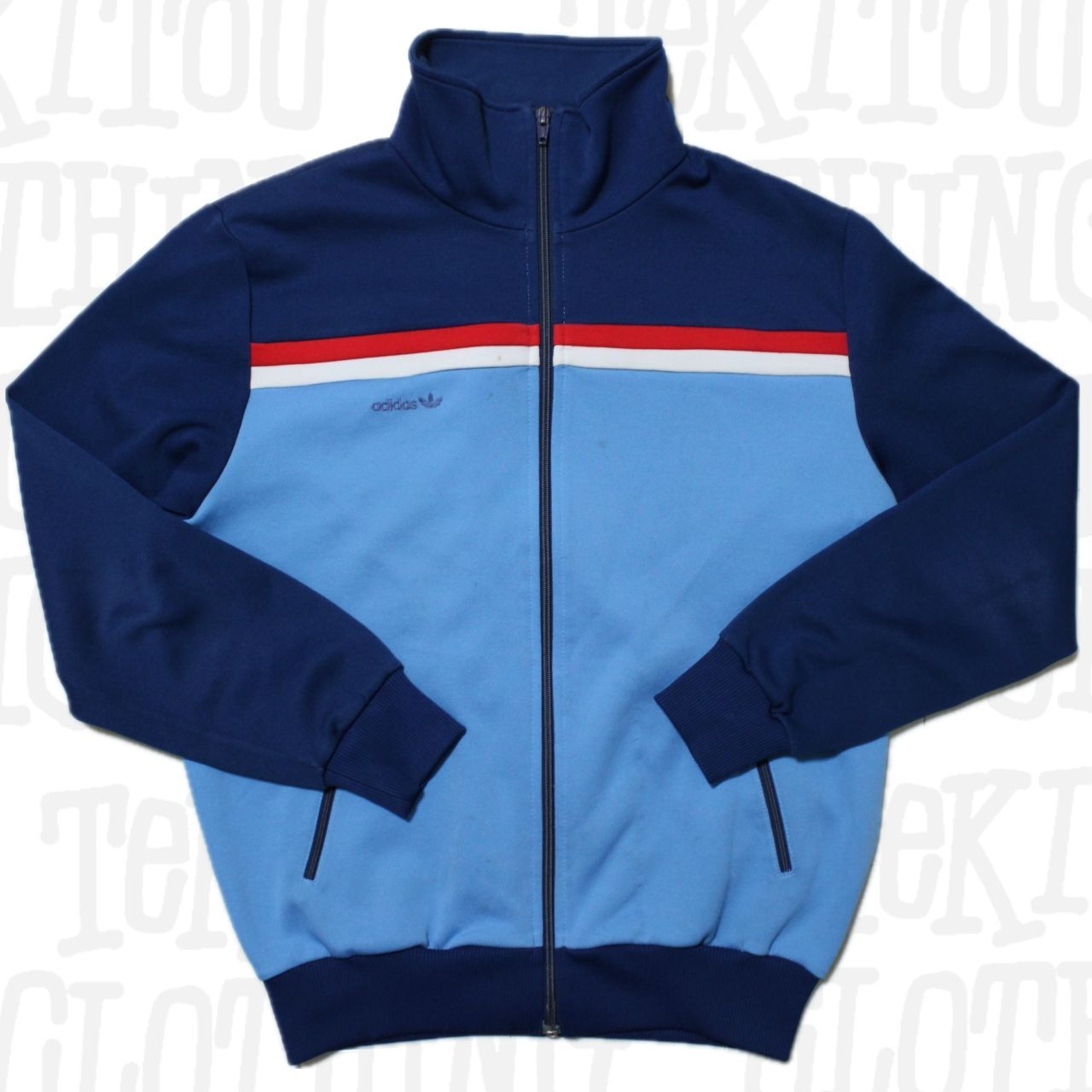 70年代、デサント期『adidas』トラックジャケット アディダス デサント製 ビンテージ 70s 80sトラック ジャケット