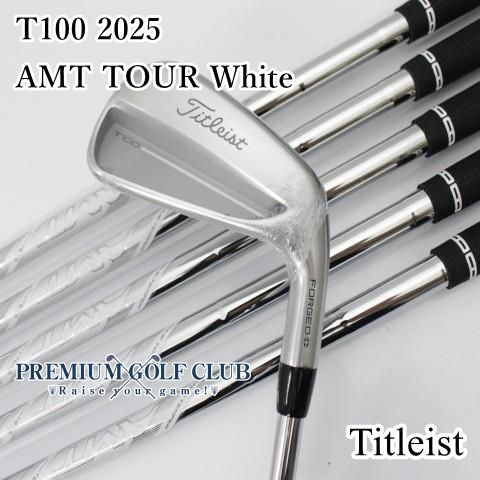 タイトリストT100 2025モデル 5〜P 6 AMT WHITE S 超美品 T100 2025モデル 5〜P 6本 AMT WHITE S 超美品 2025/8/22発売