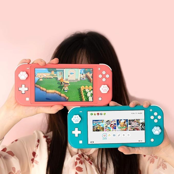 【在庫処分】GeekShare アナログスティックカバー 猫肉球ジョイスティック 保護カバー switch 有機elモデル対応 joy-con対応 (4枚入れ) 親指グリップキャップ アシストキャップ シリコン コント GeekShare 猫肉球 アナログスティックカバー NEWSCAST ≪楽しい≫GeekShare|ギークシェア PROコン用猫肉球コントローラカバー