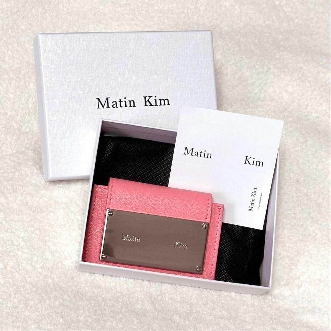 新品未使用 箱付き Martin kim ミニ財布 新品未使用】MATIN KIM マーティンキム 大人気 韓国 折りたたみ