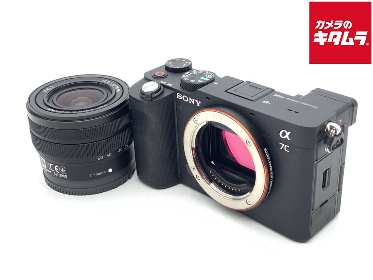 並品 ソニー α7C ズームレンズキット ブラック ILCE-7CL B