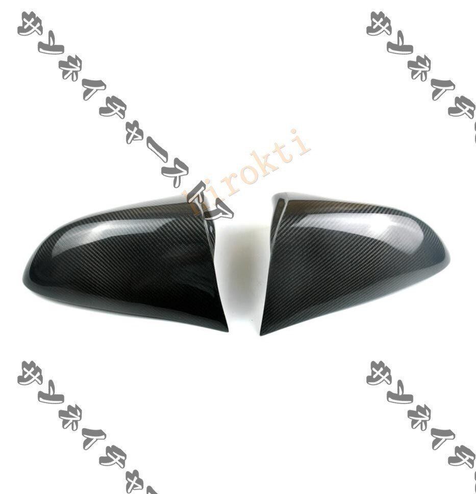 リアルカーボン製 レクサス ES GS IS CT LS 牛角貼り付けミラーカバー 左右セット