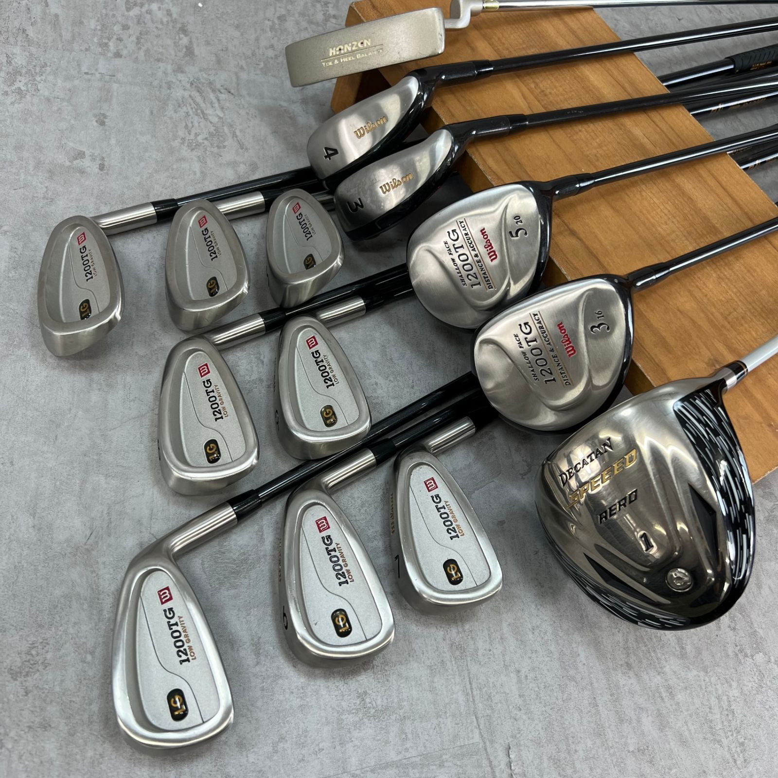 DECATAN デカタン Wilson ウィルソン メンズゴルフ14本セット