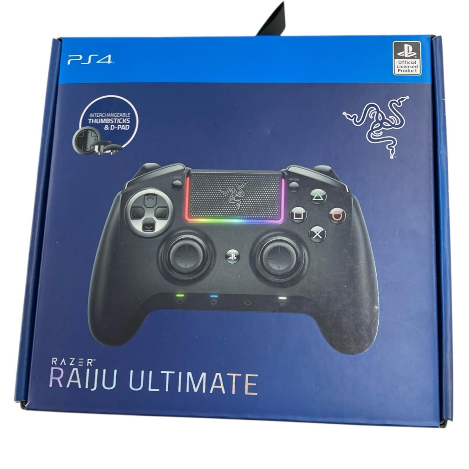 186000 現状品 Razer コントローラー Raiju Ultimate RZ06-0260 ブラック