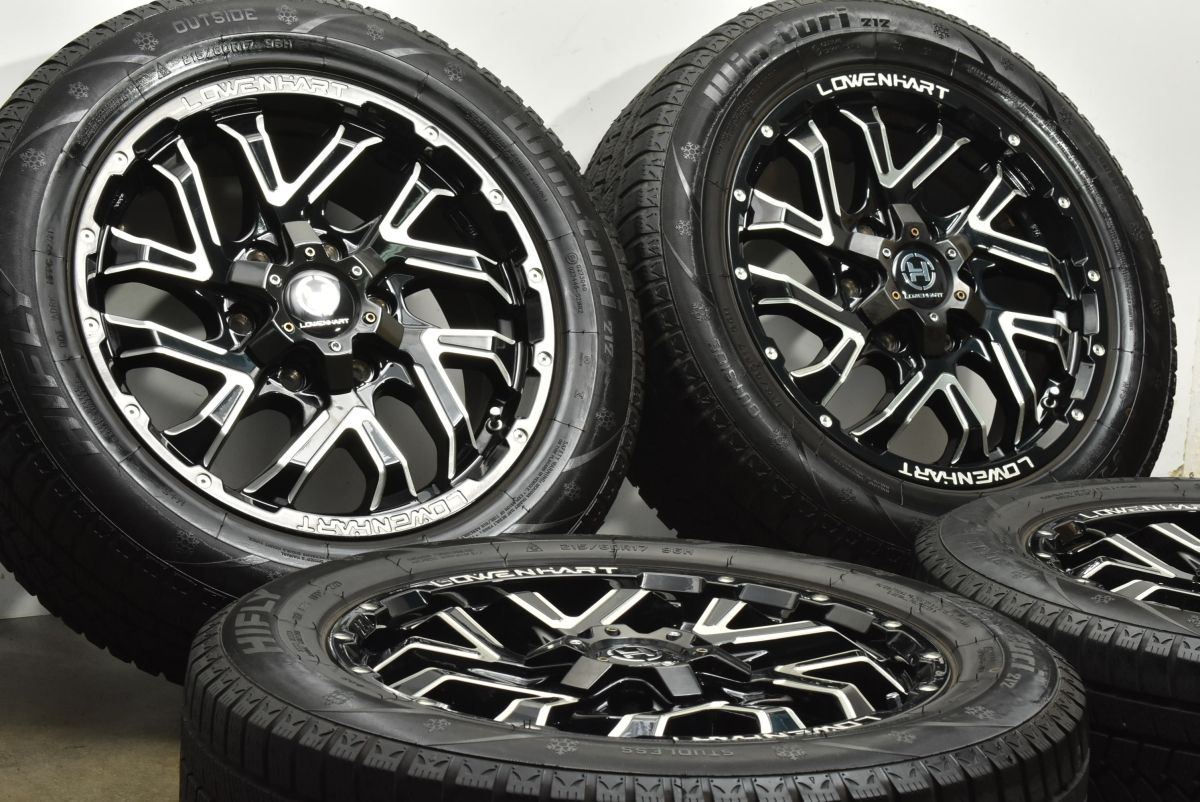 カスタム用に レーベンハート GXL206 17in 6.5J 38 PCD139.7 ハイフライ ウィントゥリ212 215 60R17 ハイエース レジアスエース