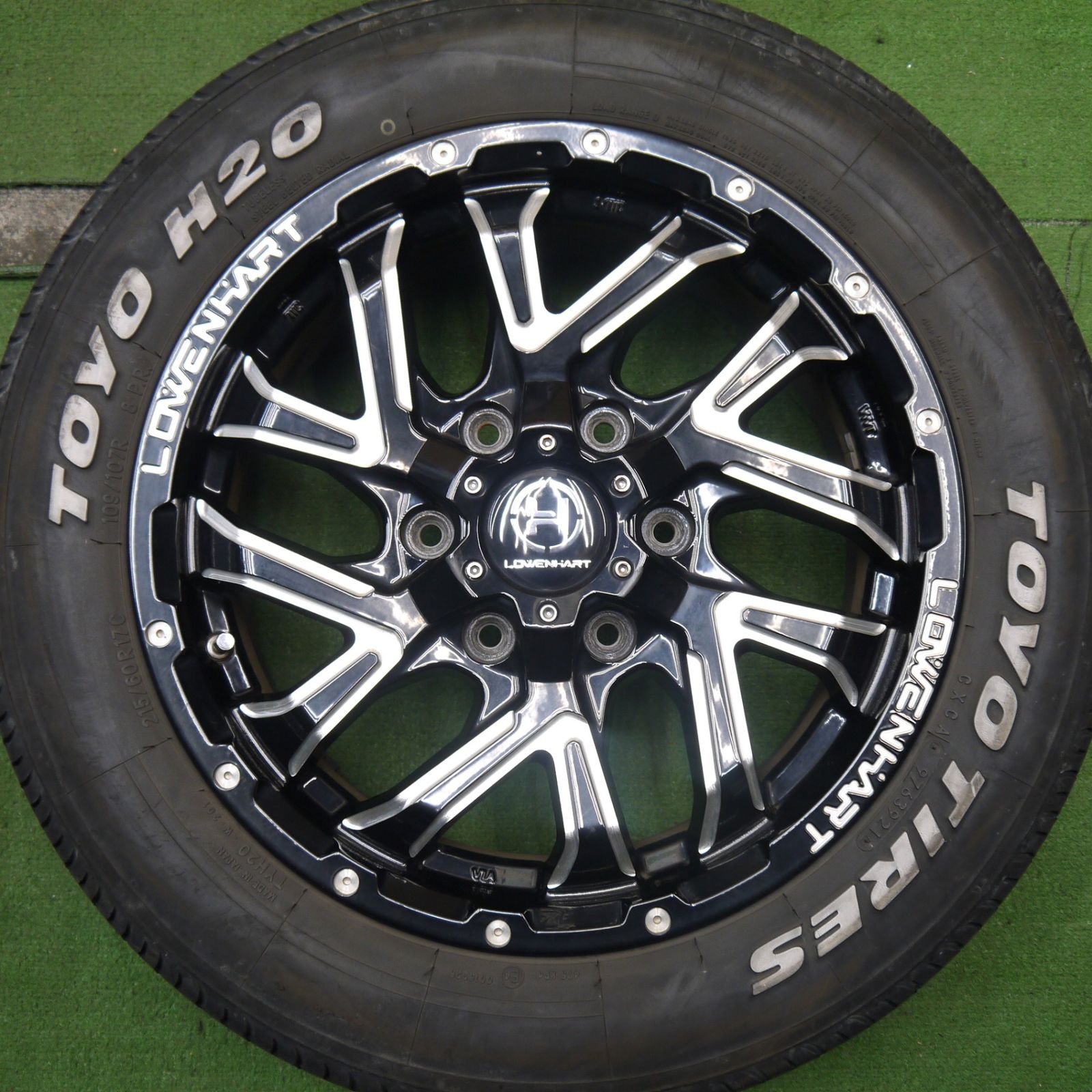 バリ溝！21年！キレイ！9.5分☆Lowenhart GXL206 215/60R17C 109/107R 