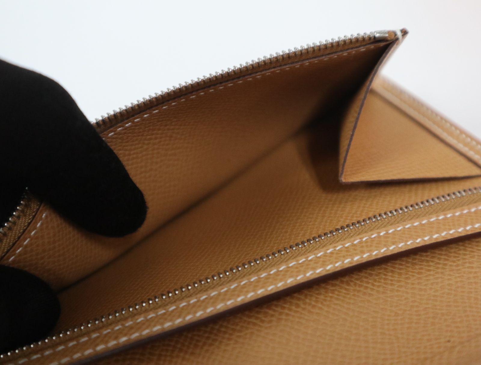 HERMES✨ ベアン スフレ バイカラー ゴールド ブルージーン エプソン HERMES✨ ベアン スフレ バイカラー ゴールド ブルージーン エプソン