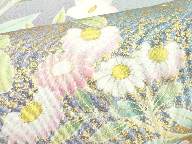 平和屋着物●訪問着　草花文　金彩　正絹　逸品　未使用　CAAX1177vf 平和屋着物○訪問着 草花文 金彩 正絹 逸品 未使用 CAAX1177vf 平和屋