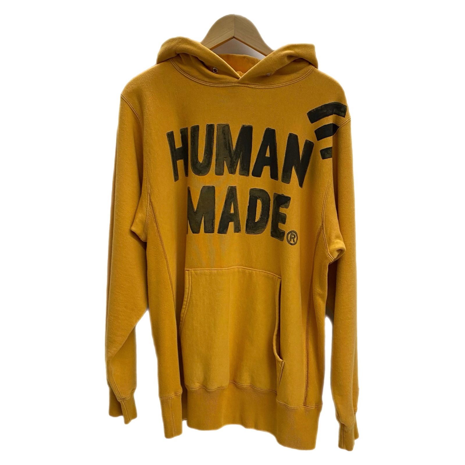 ヒューマンメイド HUMAN MADE Pizza Hoodie パーカ イエロー Lサイズ 
