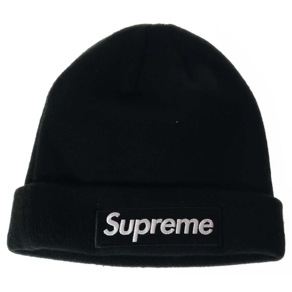 SUPREME シュプリーム 23AW New Era Box Logo Beanie ニューエラ ボックスロゴ ビーニー ニット帽 ブラック