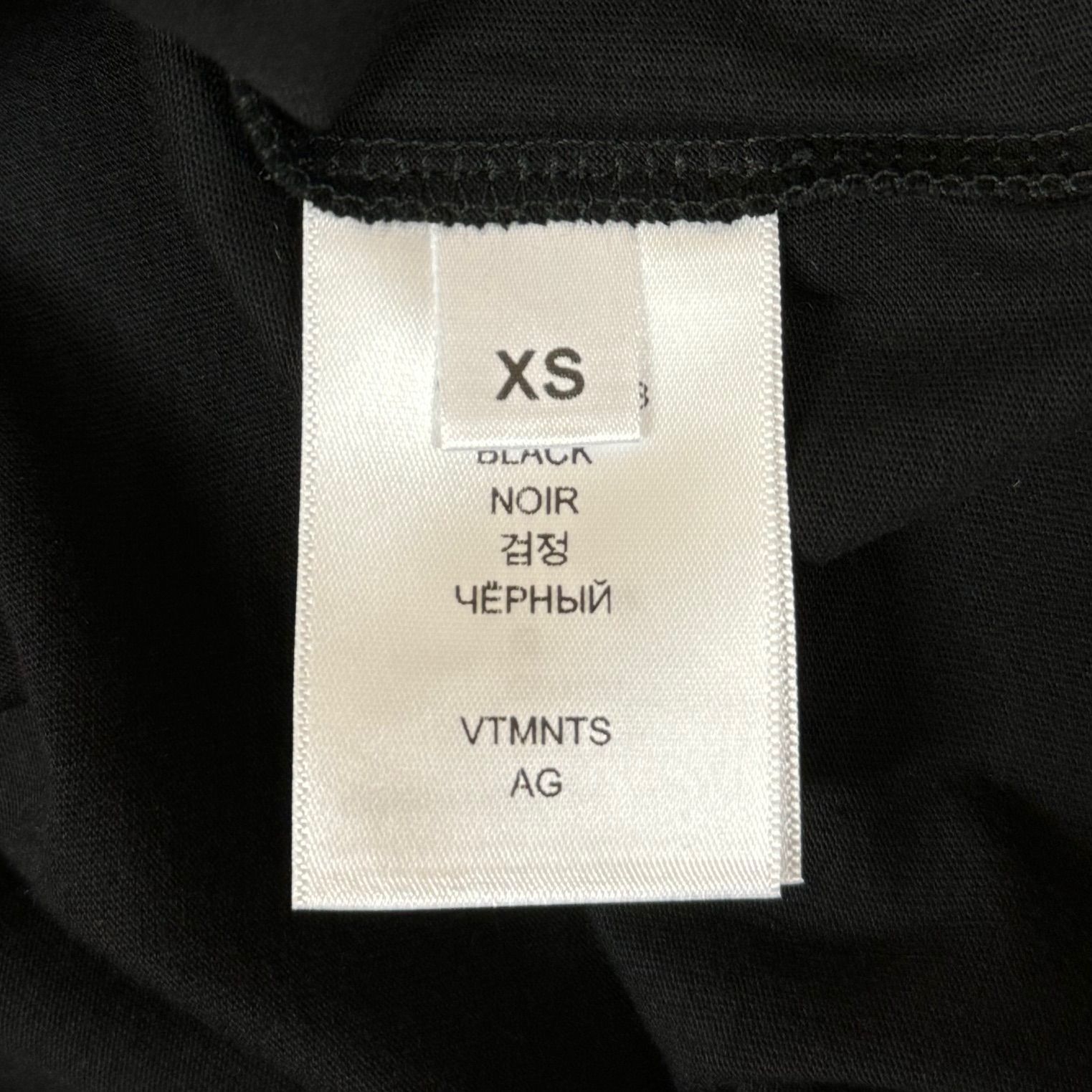 VTMNTS リセットTシャツ カットソー ブイティーエムエヌティーエス