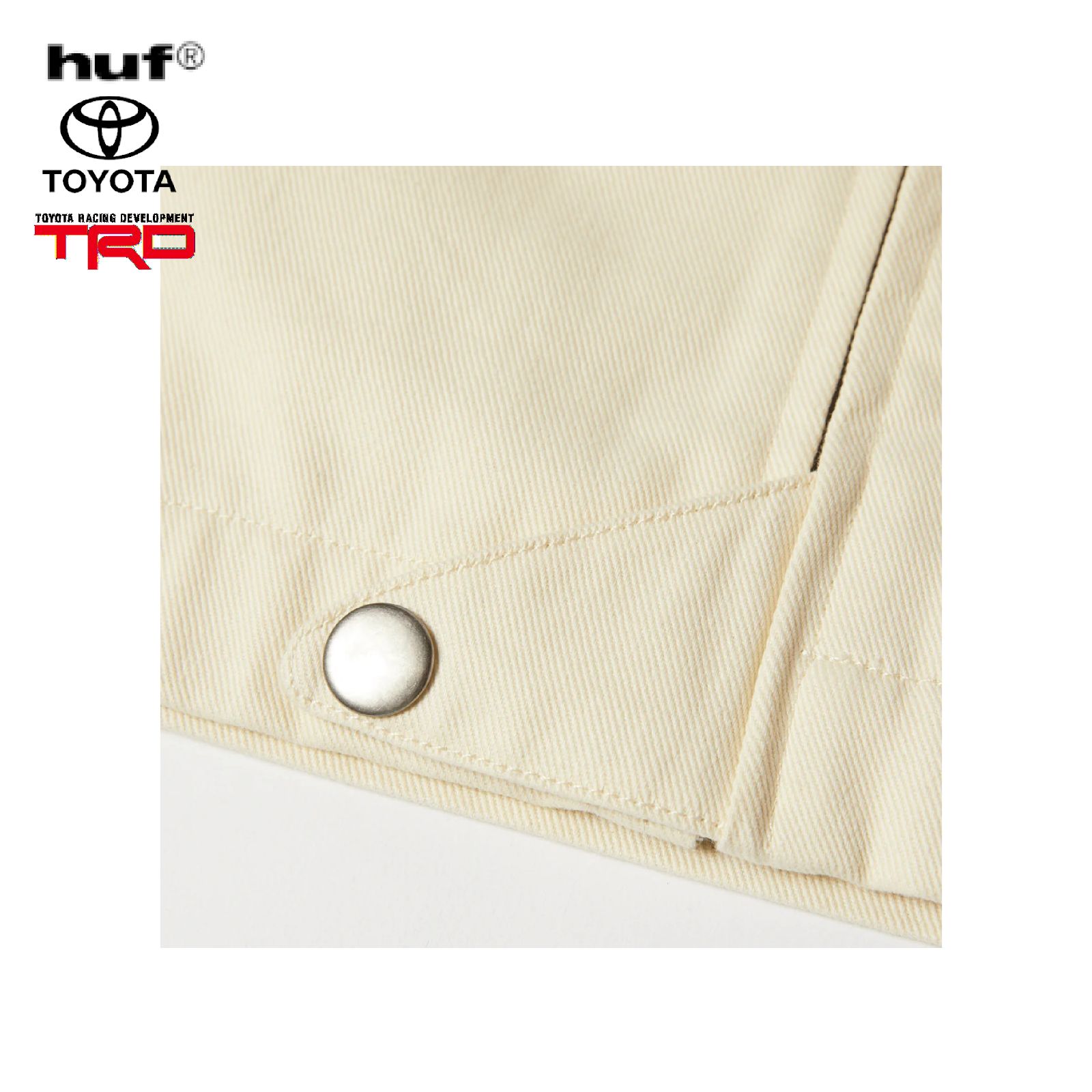 新品] HUF X TOYOTA TRD PODIUM RACING JACKET [JK00486-MLT-CREAM 