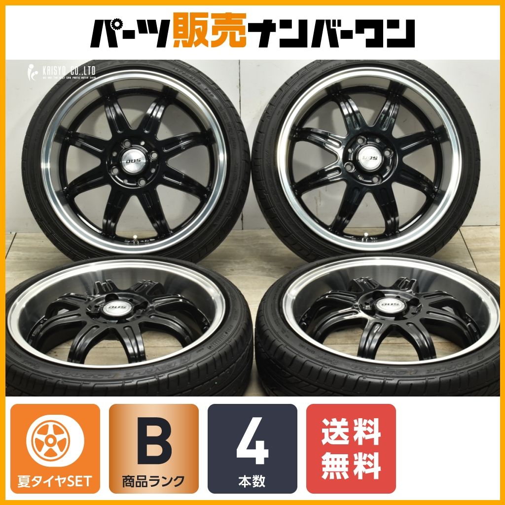 良好品】DOS ディープリヴァージュ 16in 5.5J +48 PCD100 グッドイヤー 