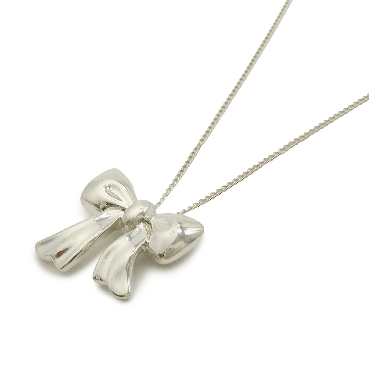 ひ*ぃ様 ティファニー ヴィンテージ リボン ネックレス SV925 シルバー TIFFANY&Co. TIFFANY&CO. ティファニー リボン ネックレス