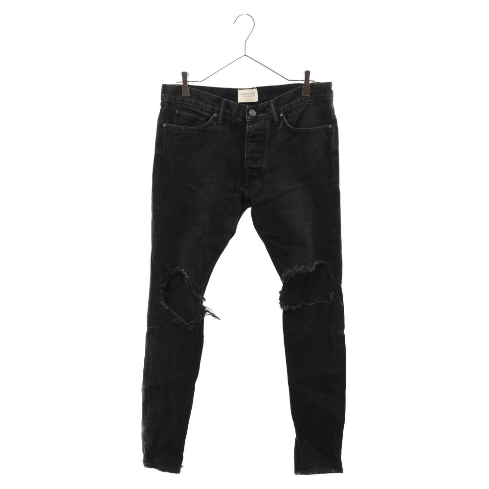 パンツ w29 fear of GOD 4th collection FEAR OF GOD (フィアオブゴッド) FORTH COLLECTION ZIP UP DENIM PANTS