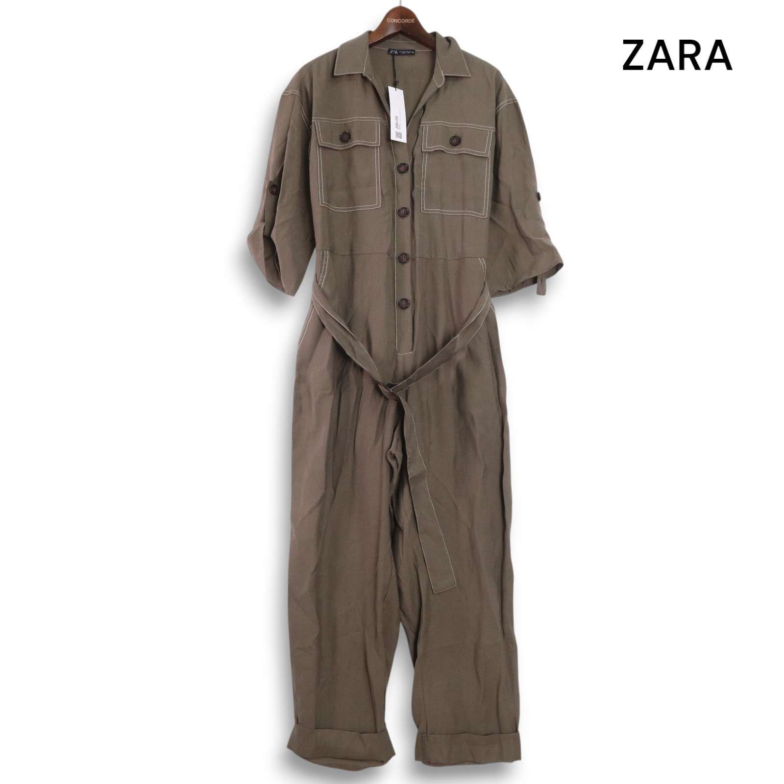 新品 未使用】 ZARA ザラ 現行タグ 通年☆ ベルト付き ジャンプ