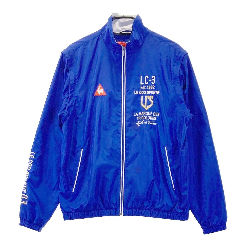 サイズ：L LE COQ GOLF ルコックゴルフ  2WAY長袖ジップジャケット  ネイビー系 [240101491083] ゴルフウェア メンズ ストスト サイズ： LE COQ GOLF ルコックゴルフ 2WAY ジップジャケット