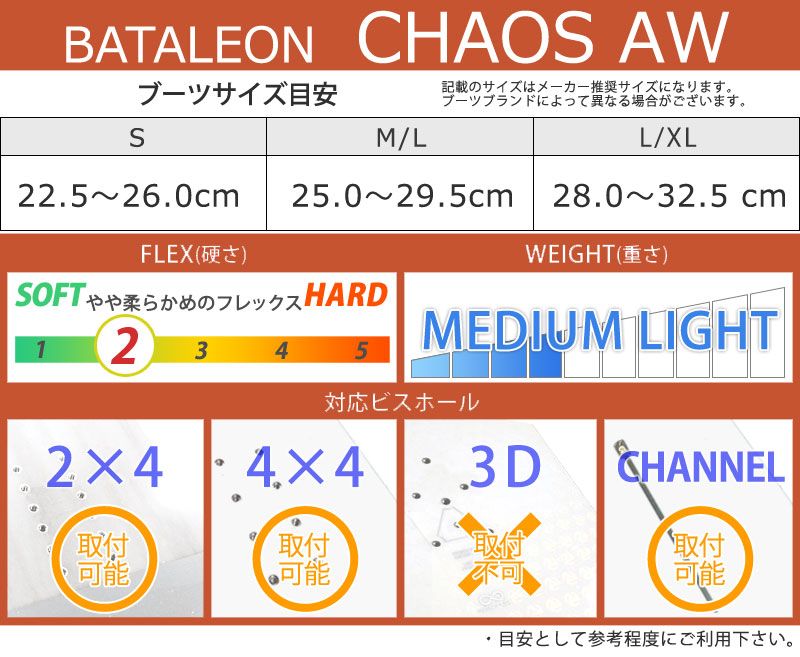 24-25 BATALEON / バタレオン CHAOS AW カオス メンズ