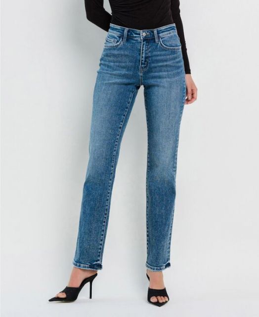 フライングモンキー レディース ボトムス デニムパンツ ジーンズ Women's High Rise Cropped Flare Jeans 送料無料 フライングモンキー レディース デニムパンツ ボトムス