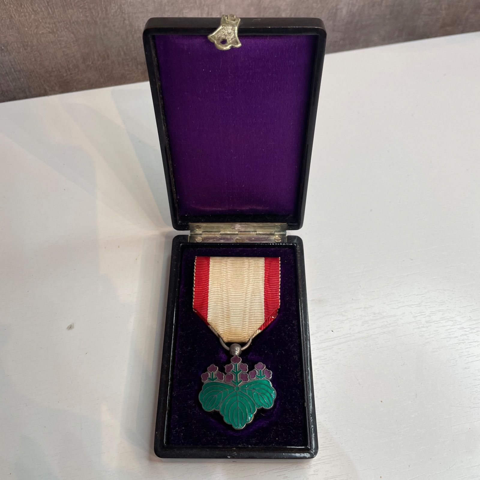 勲七等青色桐葉章 勲八等白色桐葉章 勲章（旧