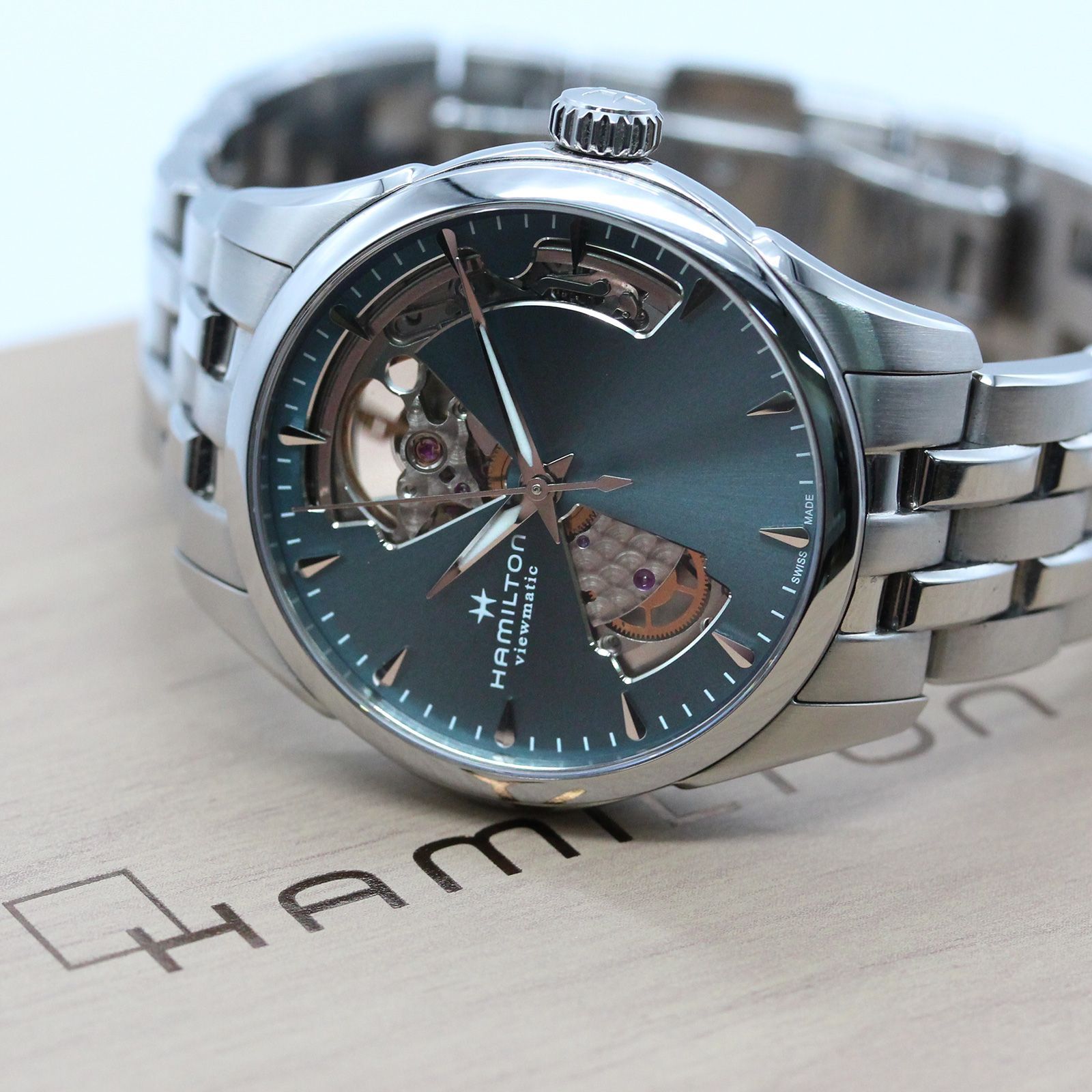 HoammmHamilton H322150 腕時計 ホワイト　レディース Hamilton H322150 腕時計 ふくらませ ホワイト レディース