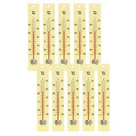 木製寒暖計 １０個入 655108*10 エンペックス