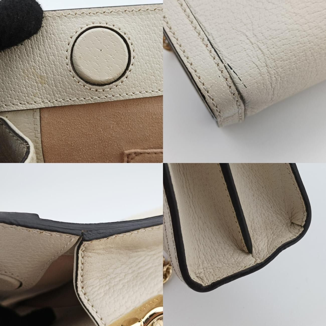 グッチGucciオフィディアホワイトレザー503877B032459598