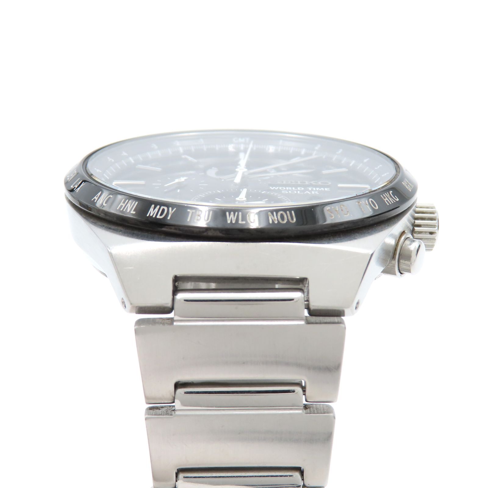 SEIKO セイコー WORLD TIME ワールドタイム V195-0AE0 メンズ