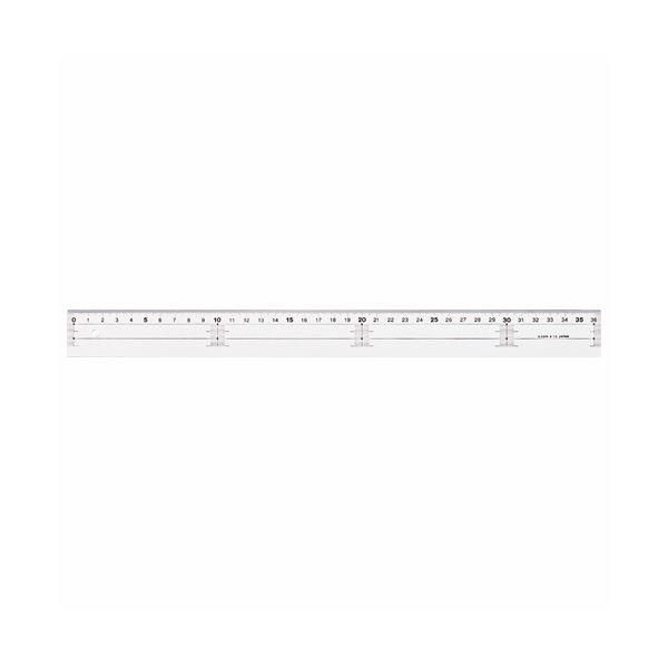 まとめ ライオン事務器 アクリル直線定規30cm A-10 1セット 10本 〔×3セット〕