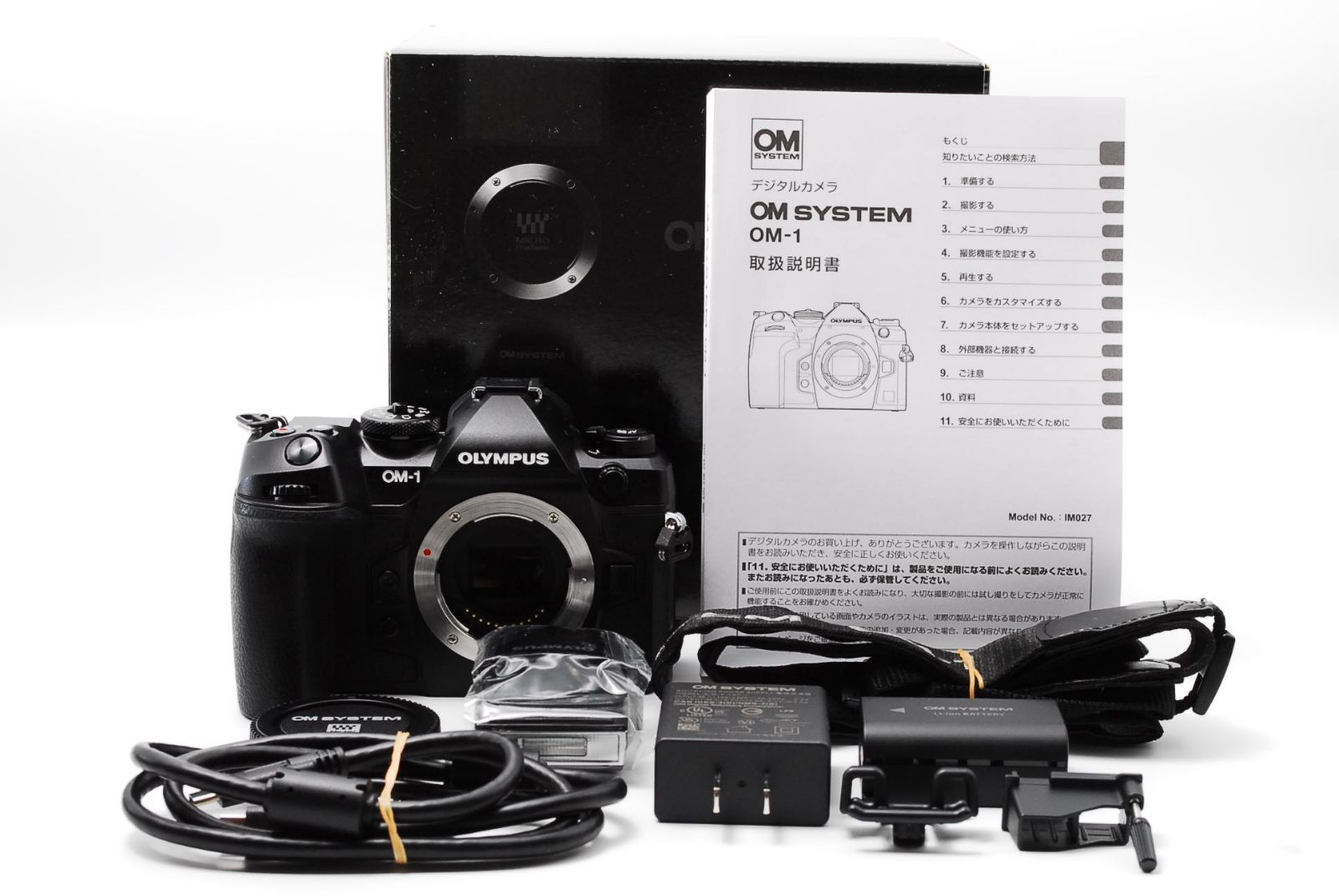 極上美品！！＞ OLYMPUS OM SYSTEM/オリンパス OM-1 ボディー ブラック