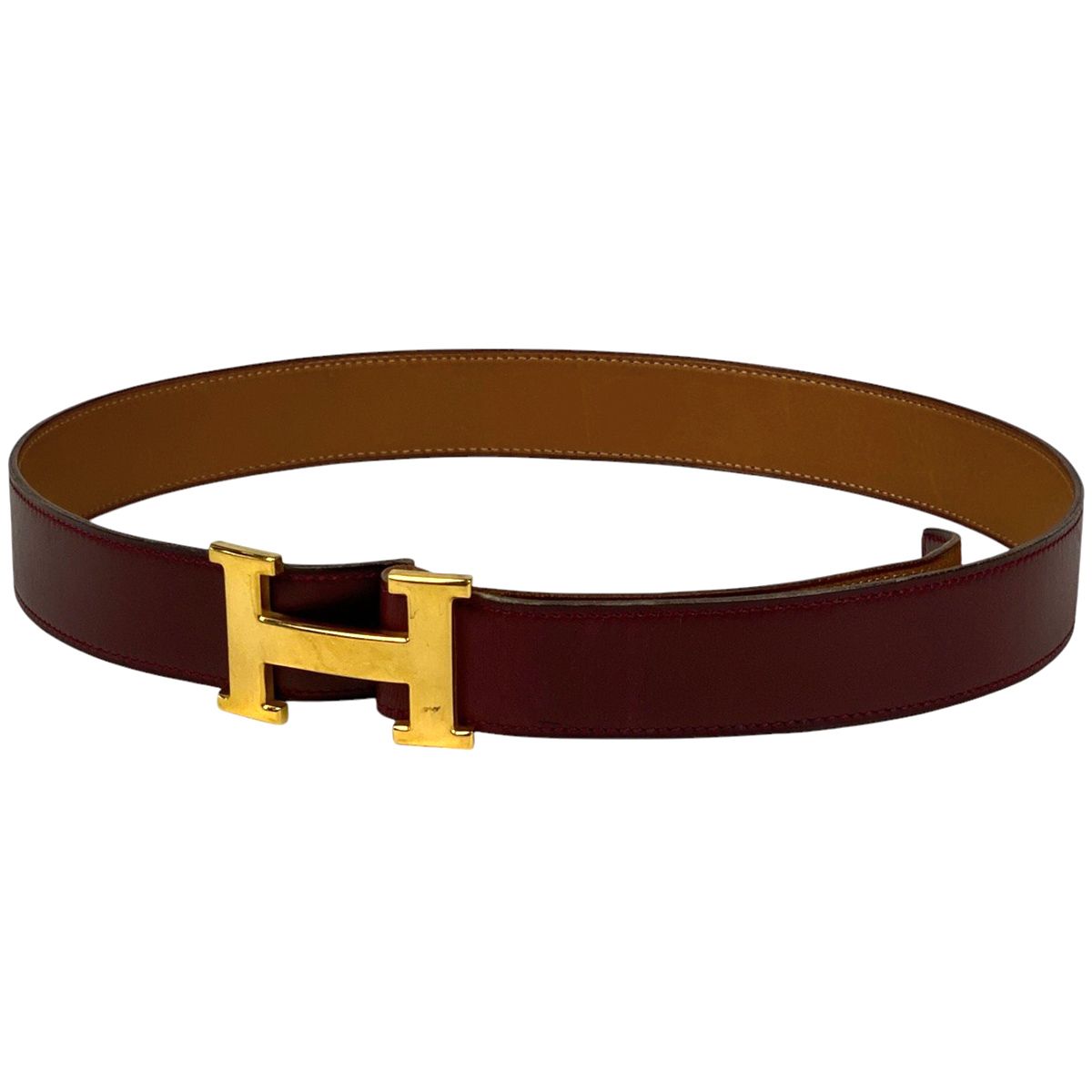 エルメス HERMES リバーシブル Hベルト コンスタンス 〇F刻印